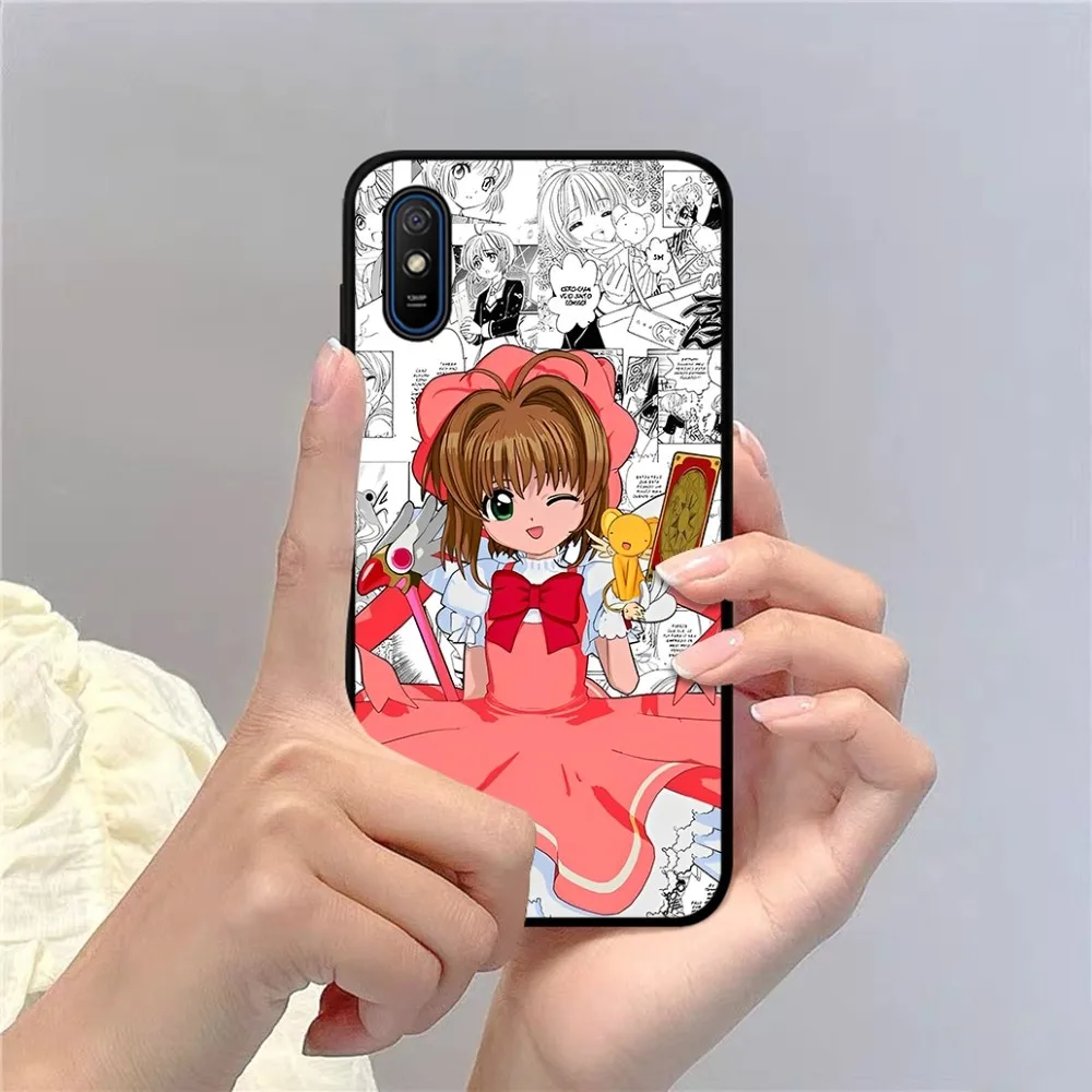 Japanese Anime C-Cardcaptor S-Sakura Phone Case For Redmi 5 6 7 8 9 10 plus pro 6 7 8 9 A GO K20 K30 K40 pro plus F3 Fundas