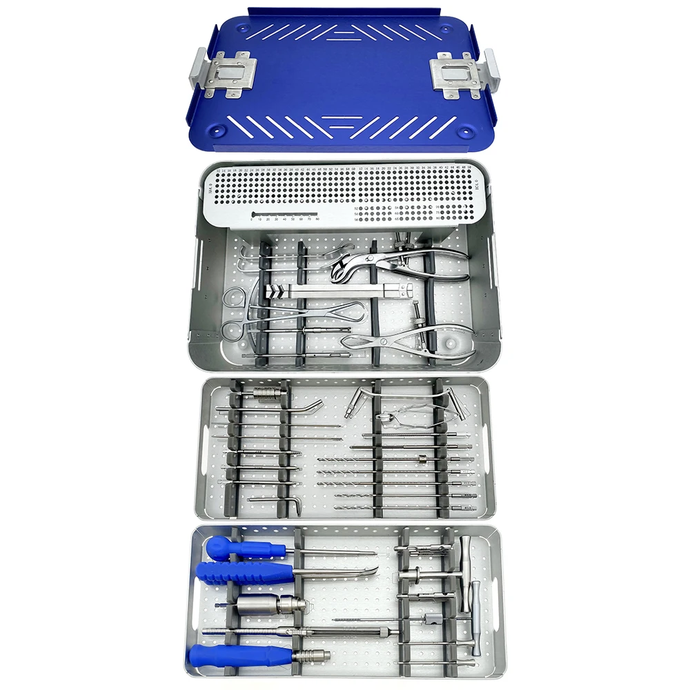 Orthopedic A0 Upper Limb Locking Plate Instrument Kit Upper Limb Locking Set Bone Surgical Instrument