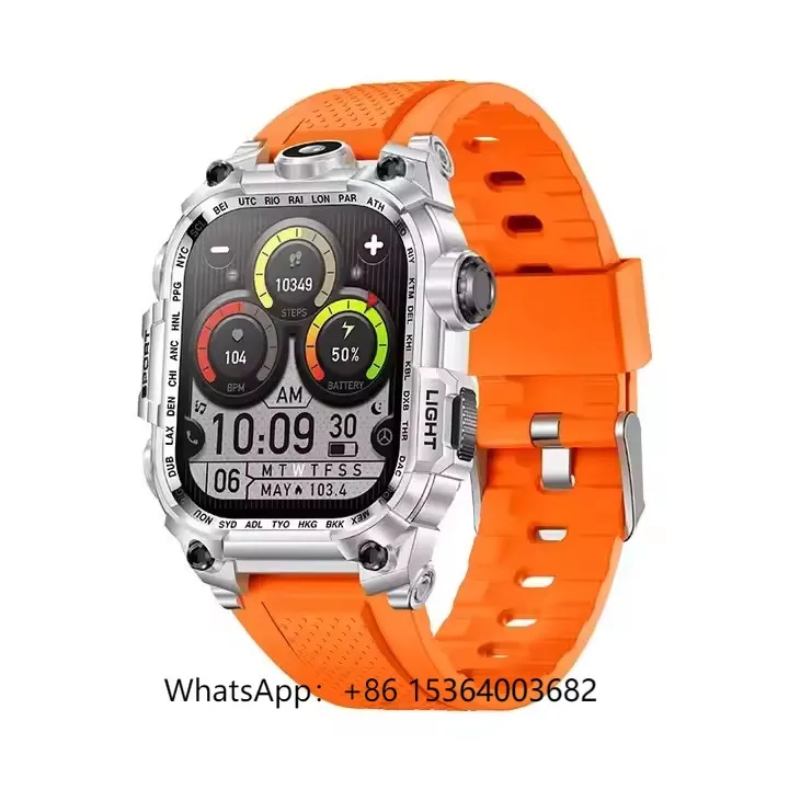 I121 Smartwatch 2024 مقاوم للماء 2.01 بوصة BT Call ساعة ذكية مراقبة النوم الأجهزة التي يمكن ارتداؤها