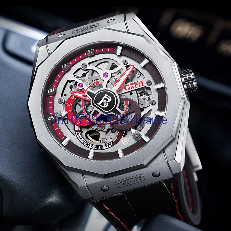 Brand German Craftsmanship Racing Speed Dial Men's Waterproof Fully Automatic Mechanical Watch