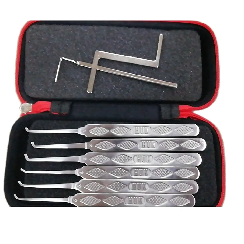 Professional Lock Pick Kit transparent training lock Lock Picking Kit Lock Picking Set Professional Lock Pick Kit lishi hu66