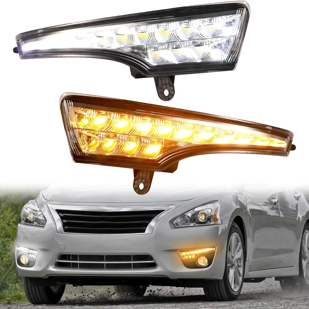 

Turn Signal Light Assembly LED Daytime Running Light For Nissan Teana Altima 2013-2015 DRL Accessories