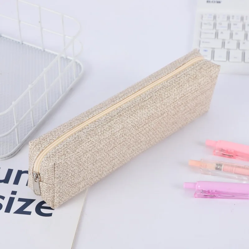 심플한 '스타일리시' 펜 홀더 - 순색 - 내구성 - 문구류 보관 가방 - 작고 컴팩트하며 휴대 가능한 시험용 문구 가방