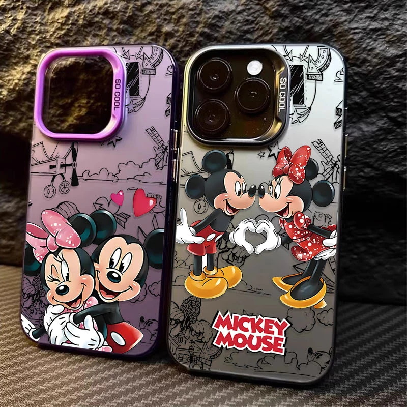 Mickey Minnie Couple Case for Xiaomi POCO M6 Pro 4G X6 X5 X3 NFC F3 F4 GT F5 F6 M5S C65 Mi 13T 12T 14 13 12 11 Lite 5G NE Capa