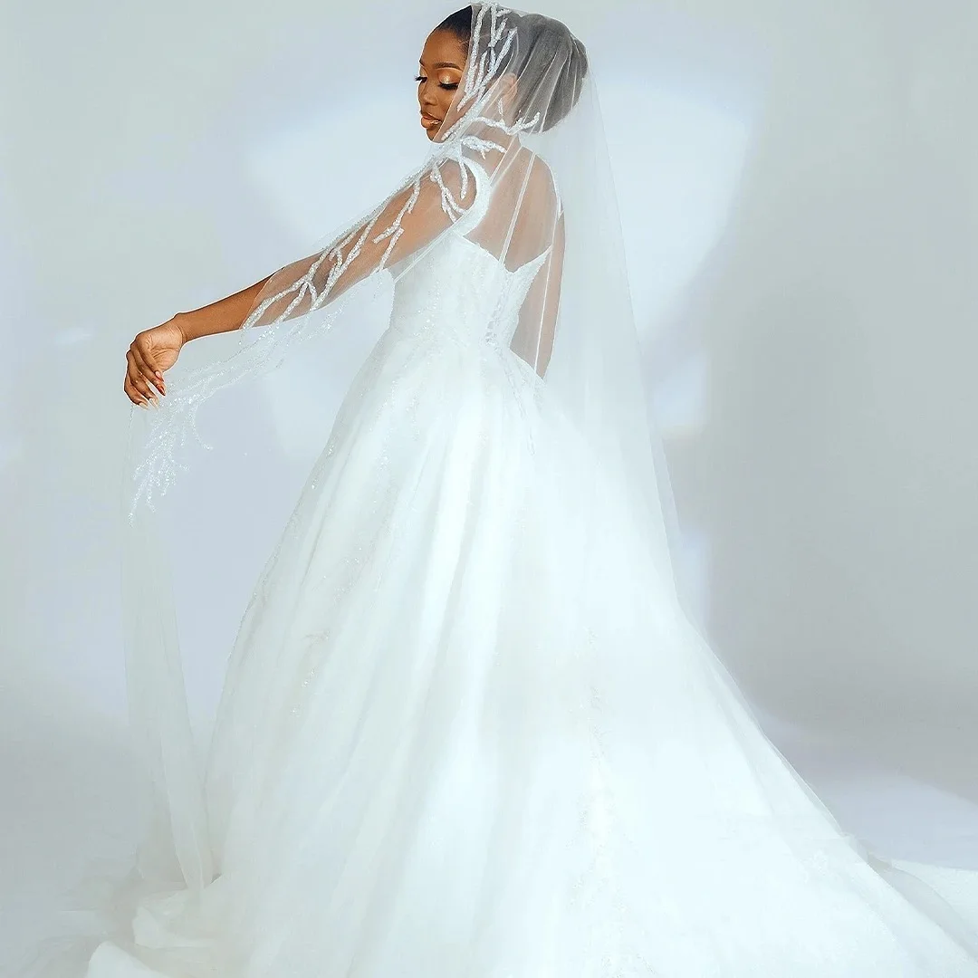 사용자 정의 플러스 사이즈 웨딩 드레스 아가 아플리케 레이스 구슬 새틴 백리스 웨딩 신부 가운 vestidos de novia