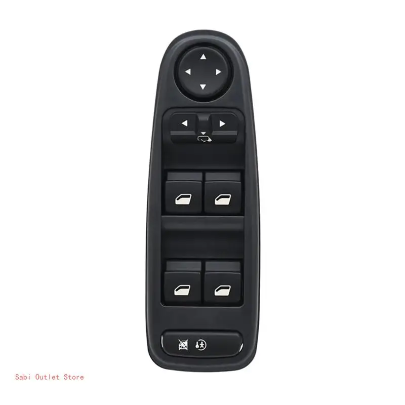 Compatible For 6554YH 6554.YC 96639382ZD Electric MasterControl Power Window Push Button Glass Elevator Regulator