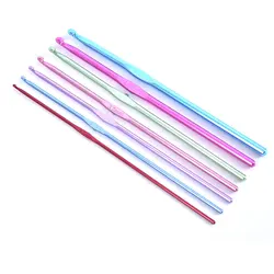 3.5-5mm Sizes Aluminum Crochet Hooks Sewing Needles Knitting Needles Crochet Hook Sweater Weaving Tools Knitting Tool