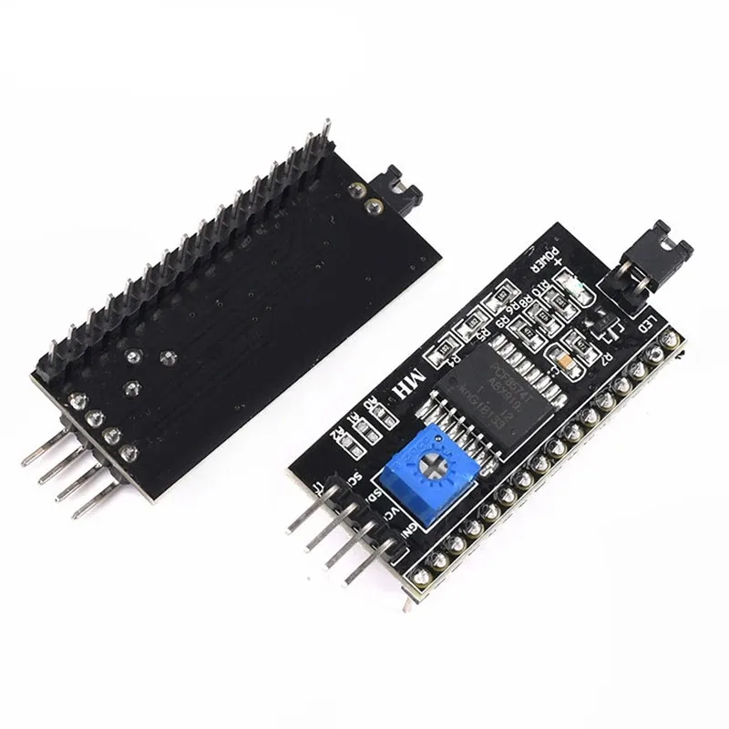 1Pcs IIC I2C TWI SPI Serial Interface Board Port 1602 2004 LCD LCD1602 Adapter Plate LCD Adapter Converter Module PCF8574