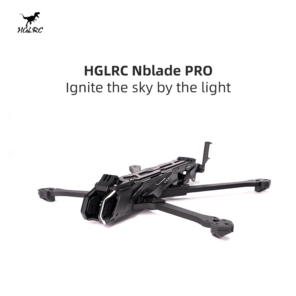 

HGLRC Nblade Pro 7-inch FPV Frame Dual-use for Freestyle and Cinematic Expansion Points High Payload & Long Flight Time RC Parts