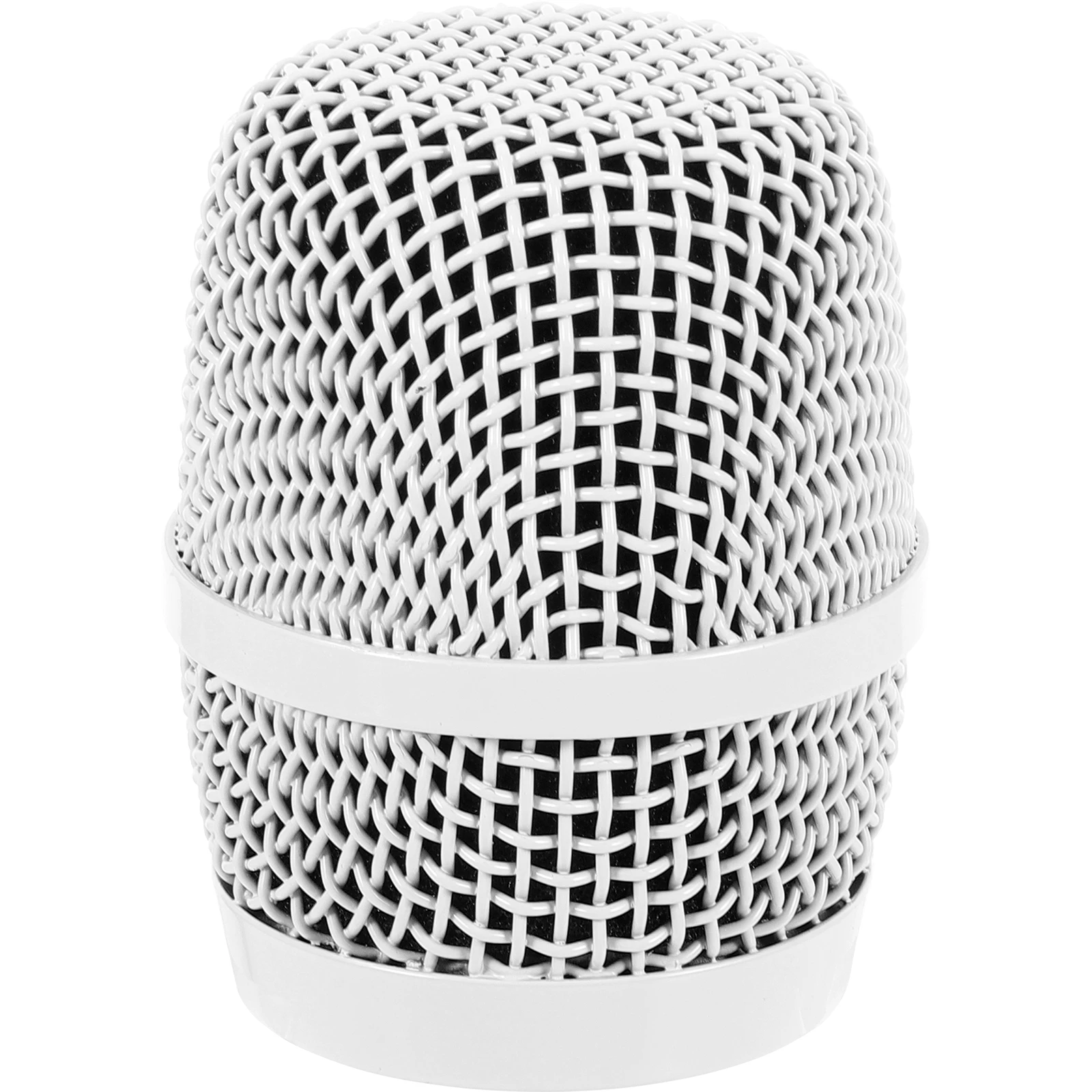 

Microphone Metal Grille Replacement Durable Hard Wear Resistant Deform Detachable Accessories Wireless Mic Parts Ball Head