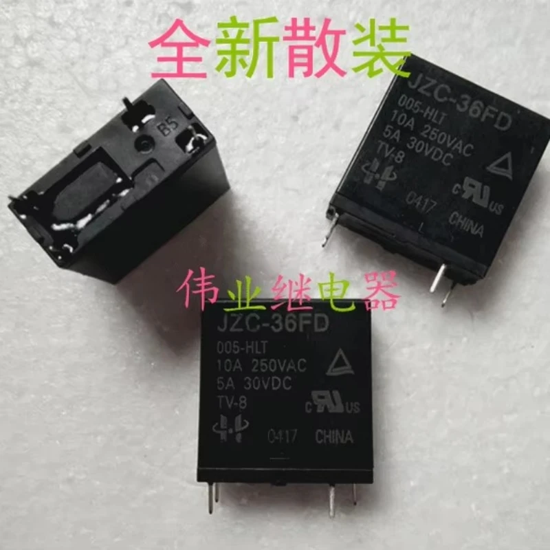 

JZC-36FD 005-HLT новое реле HF36FD 005-HLT 4-контактное