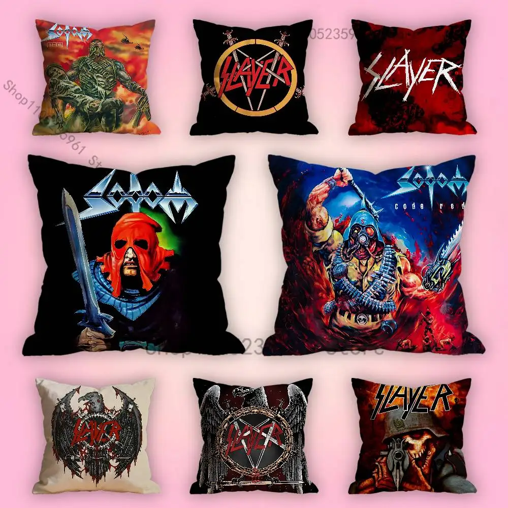 S-Slayer Various Sizes Square Pillow Case For Car Home Bedchamber Decor Custom Valentine gift