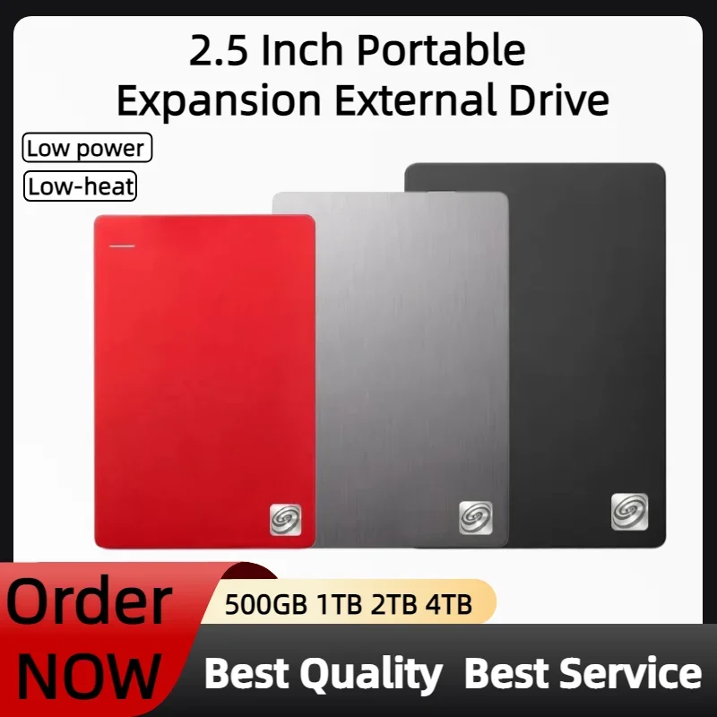 Original Expansion Portable External Drive, 2.5 Inch USB 3.0, 1TB/2TB/4TB/500GB, Compact Design for On-the-Go Data Storage.