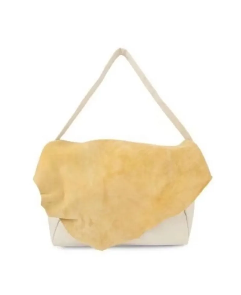 VISVIM KOFU ICT SATCHEL Deerskin bag luxury woven canvas