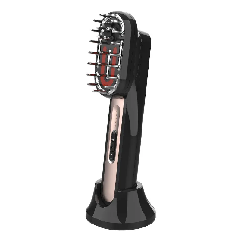 Blue Red Light Micro Hair Comb Multifunctional Micro Current Meridian Electric Massage Comb Scalp