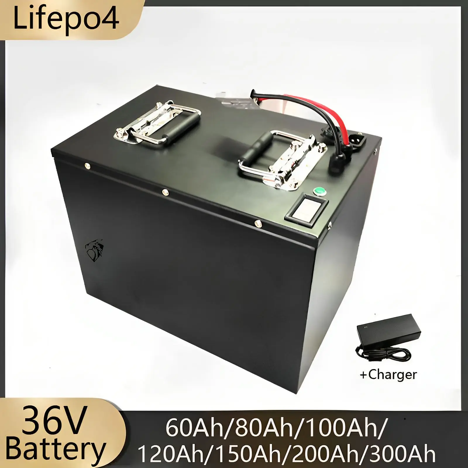 

36V 60AH 80AH 100AH 120AH 150Ah 200AH 300ah LifePo4 Lithium Battery, Golf Cart, Electric Vehicle+Charger