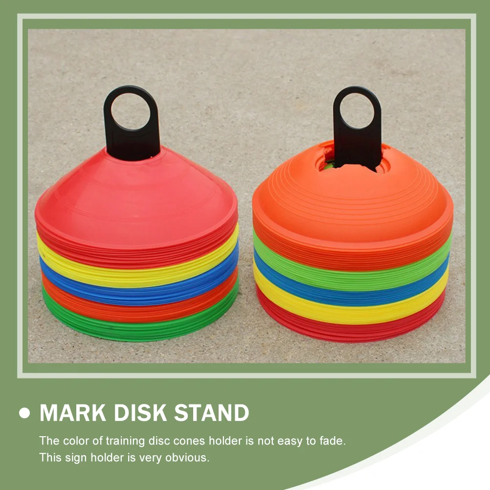 5 Pcs Portable Shelf Fitness Storage Shelves Holder Traffic Cone Pp Sports Stand Soccer Training Disc Rack