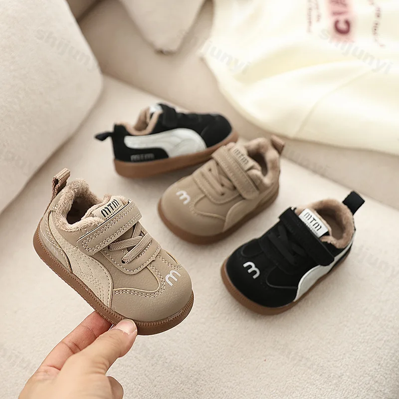 طفل رضيع أحذية رياضية كاجوال شتاء جديد بنات بنين أحذية رياضية لينة وحيد موضة أطفال حذاء كاجوال حذاء المشي الرجعية للأطفال #1