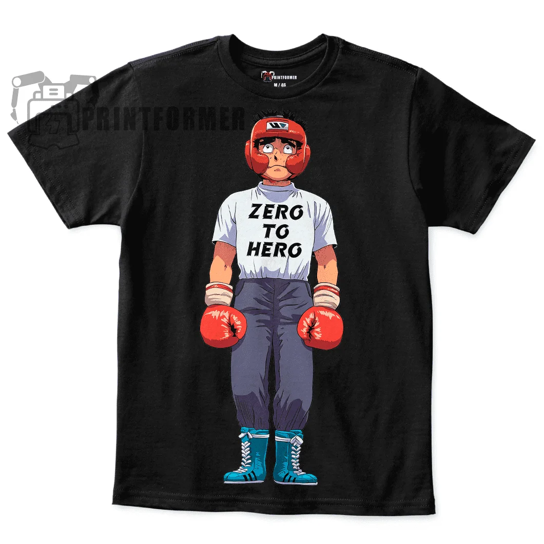 

Unisex T-shirt Hajime no Ippo Makunouchi Ippo Zero to Hero