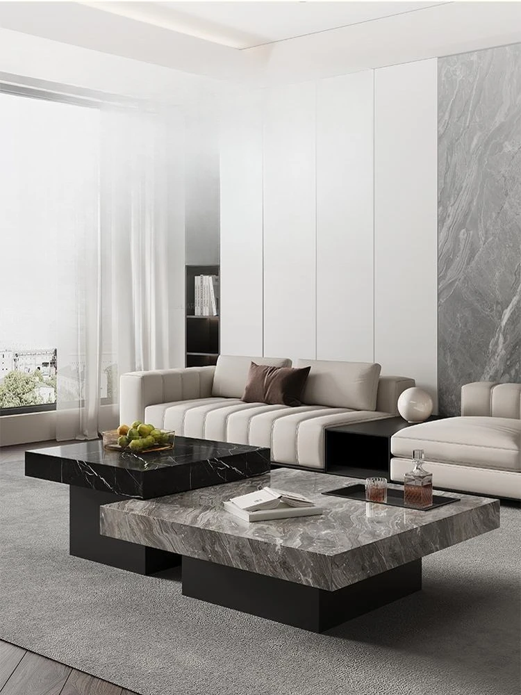 

Итальянский, минималистский, каменная плита, журнальный столик, современный, простой, легкая роскошь, маленькая квартира, креативный, гостиная