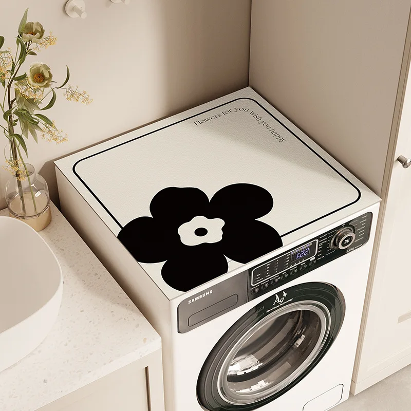 

Стильный пылезащитный чехол для мытья барабана, чехол для сушилки, водонепроницаемый, протираемый, не требующий мытья, бытовой пылезащитный чехол