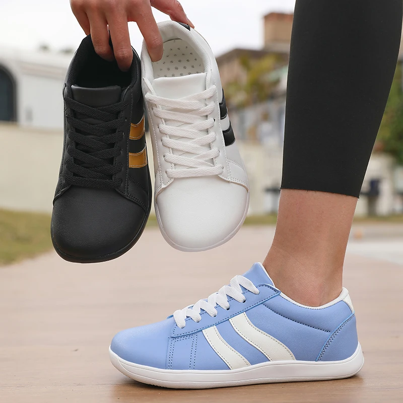 Unisex-Barfußschuhe, schwarz, leicht, weiche flache Sohle, lässige Sneaker, dünne Sohle, zum Joggen, Gehen, für die Schule, Komfortschuhe – Detail 12