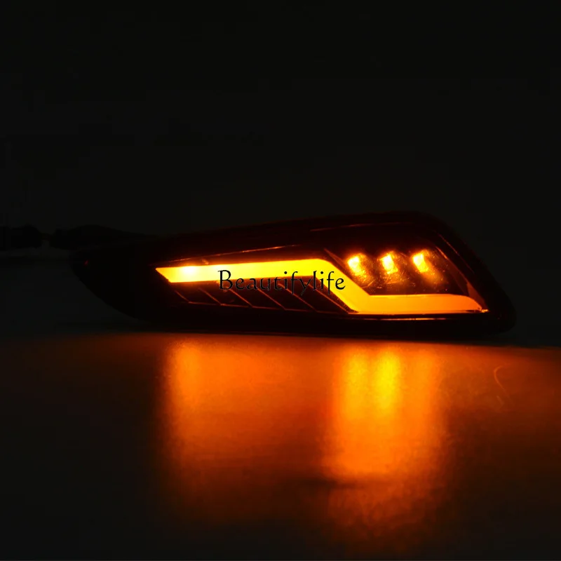 

ld20 Sprint pedal motorcycle modification led front turn signal second generation, black tail light