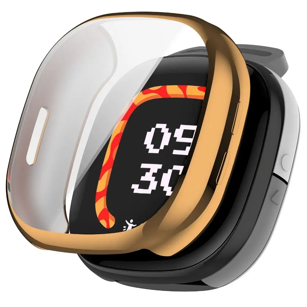 New TPU Protective Cover Full Cover Smart Watch Screen Protector Shell Accessories Case Cover for Fitbit Ace LTE