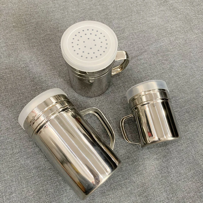 1 قطعة أداة المطبخ مع مقبض شاكر الفلفل السكر الملح موزع الفولاذ المقاوم للصدأ