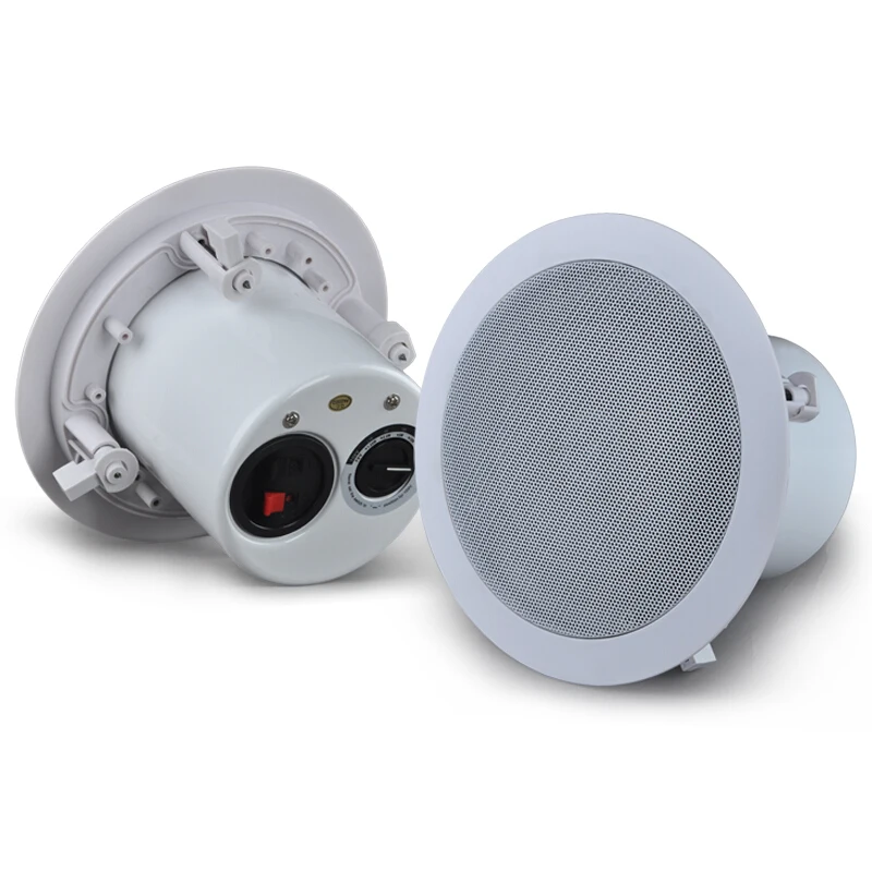 

LTH-602 Wholesale 6" Passive Ceiling Speaker 70V/100V 30W ABS Material, PA System Supplier