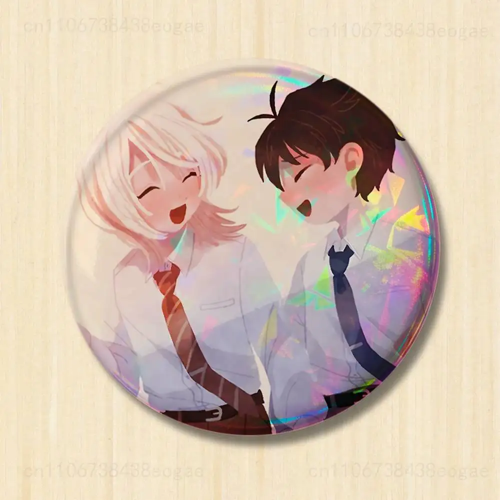 S-Saihate Game Station Badges laser badges cartoon brooches suitable for clothing backpack accessories lapels