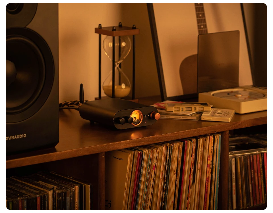 Fosi Audio MC101 Bluetooth-Stereoverstärker Home Audio Mini-Verstärker mit VU-Meter 2-Kanal-HiFi-Empfänger für passive Lautsprecher – Detail 24