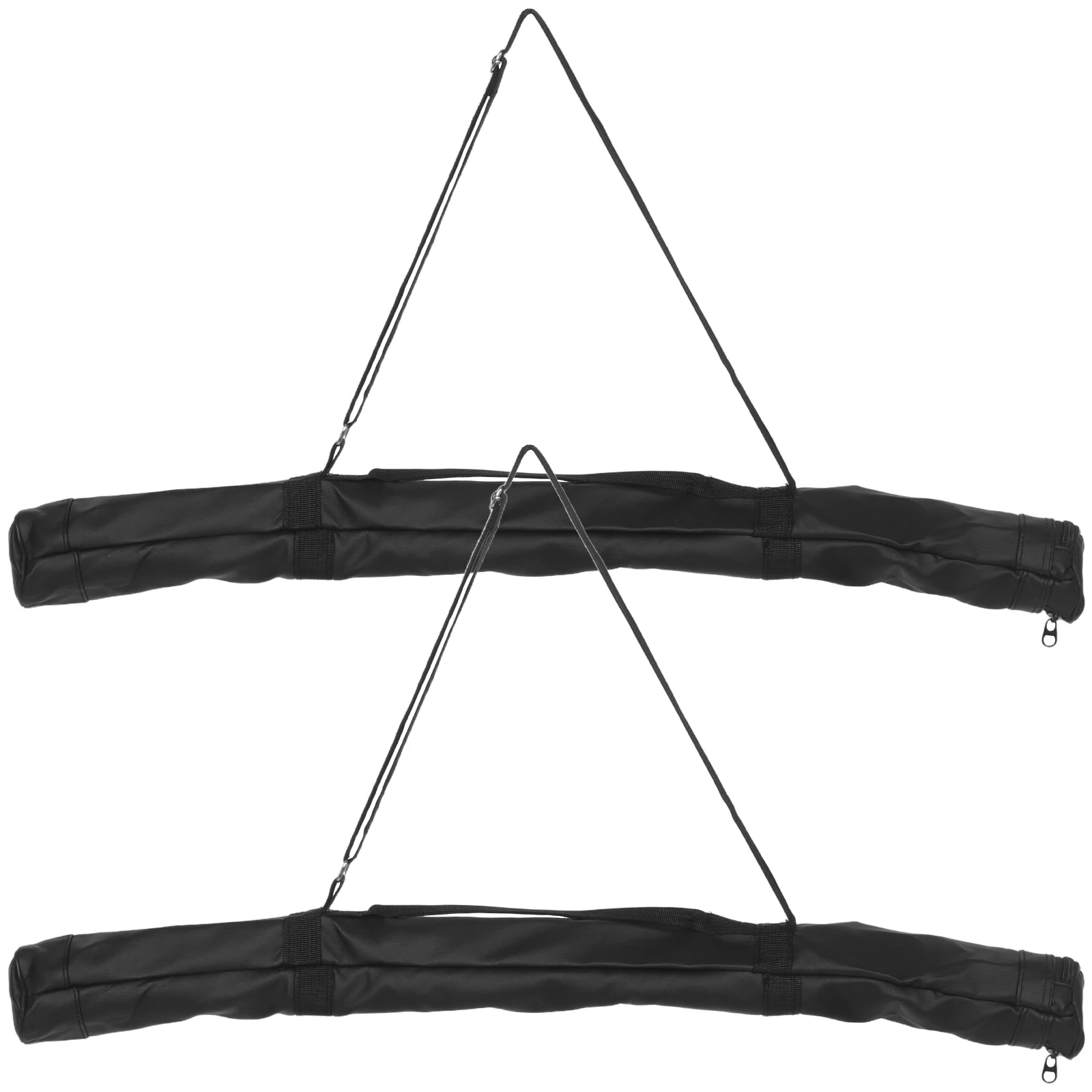 2pcs Compact Golf Pencil Bag 21-25 Inch Lightweight Portable Practice Carry Pouch For Driving Range Training Golf Clubs Storage