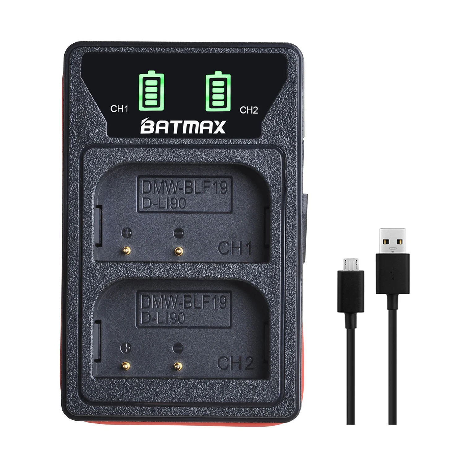 DMW-BLF19E baterii podwójny ładowarka USB z wyświetlaczem LCD dla DMW-BLF19 BLF19E BLF19GK BLF19PP DMC-GH3 GH3A GH3AGK GH3GK GH3H GH3HGK GH3K GH4