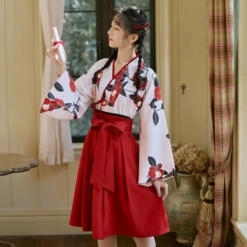 Hanfu Han Element Alten Chinesischen Stil Ming Dynastie Verbesserung Traditionelle Kleidung Frau Asiatischen Kleid Mädchen Schöne Mantel Rock