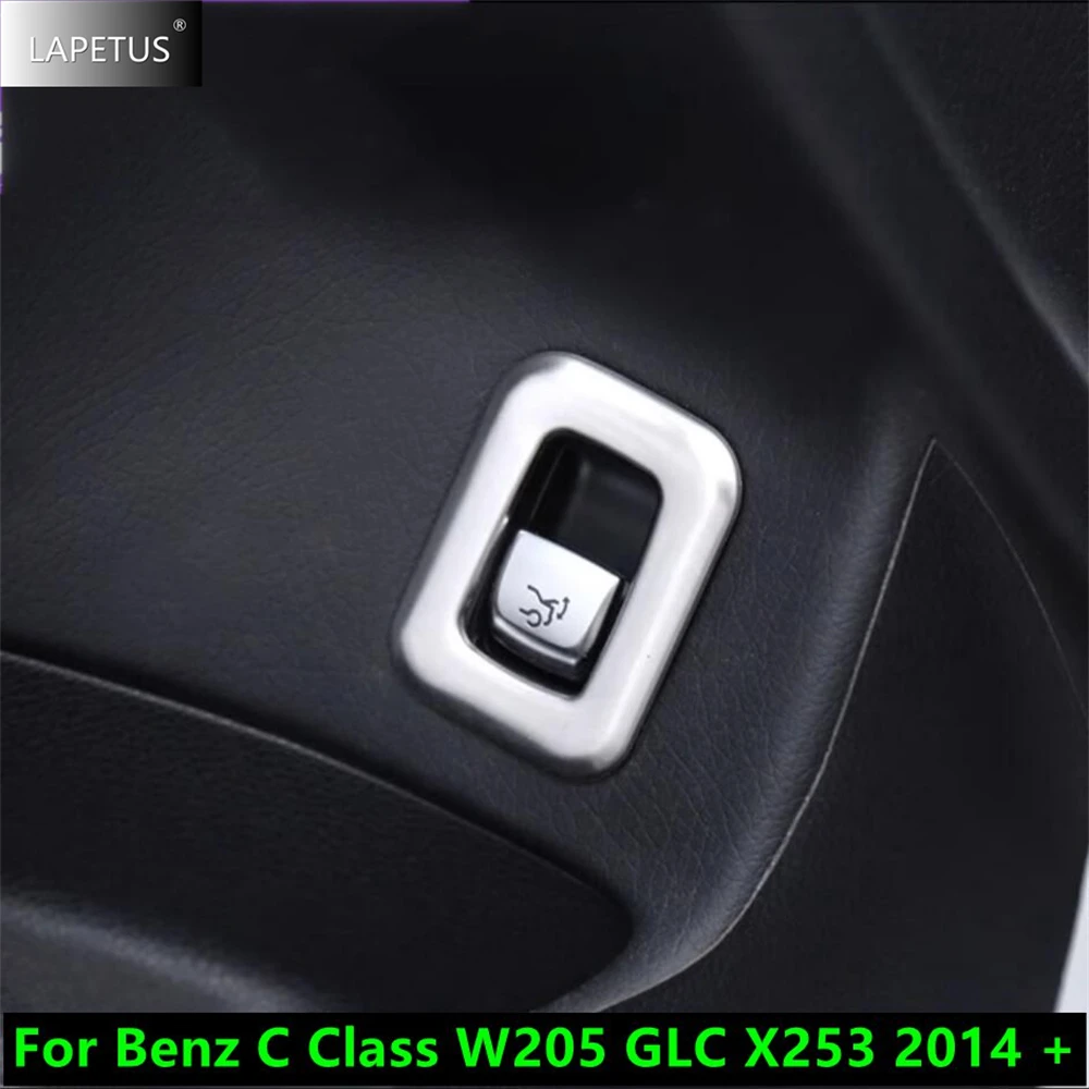 

Car Door Trunk Switch Button Frame Decorative Cover Trim Stainless Steel For Mercedes Benz C Class W205 GLC X253 2014 - 2020