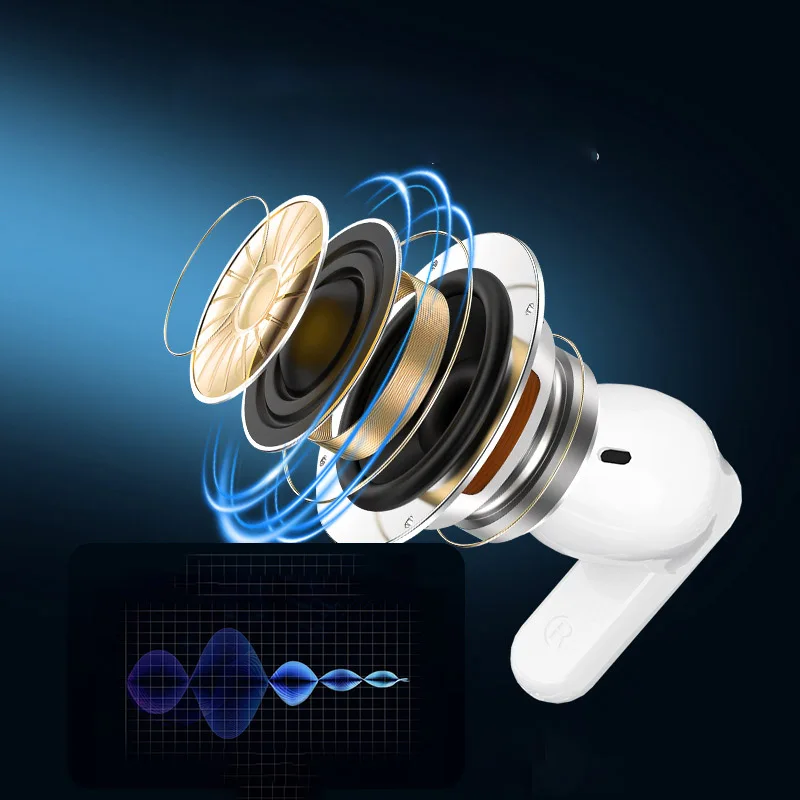 سماعة رأس بخاصية البلوتوث، نوع سماعة أذن جديدة، جودة صوت عالية وعمر بطارية طويل للاستماع إلى سماعة الرأس اللاسلكية للعبة الأغنية