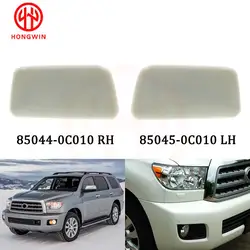 New Left Right Headlight Washer Nozzle Cover Headlamp Water Spray Jet Cap For Toyota Sequoia K6 2008-2020 850450C010 85044-0C010