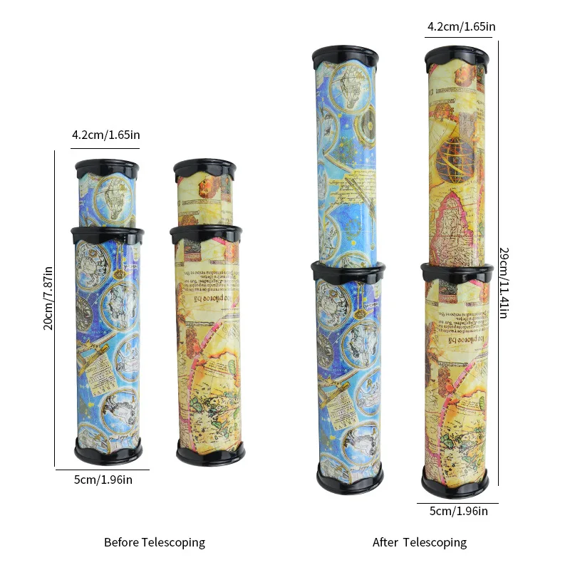 Versatile Kaleidoscope Rotating Telescopic Kindergarten Children\'s Puzzle Toys Boys And Girls Small Gifts Educational Toys