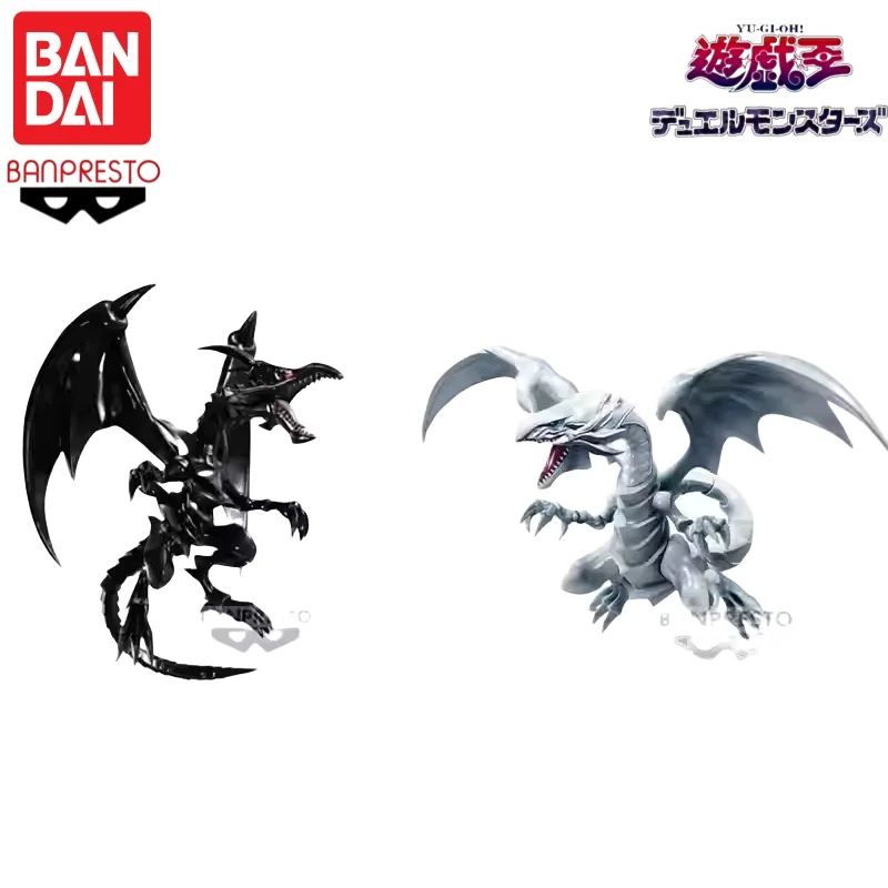 Undefined Bandai In Stock Original Banpresto Yu-Gi-Oh Blue-Eyes White Dragon Red-Eyes Black Dragon Action Figure Anime Model Toy - view 2