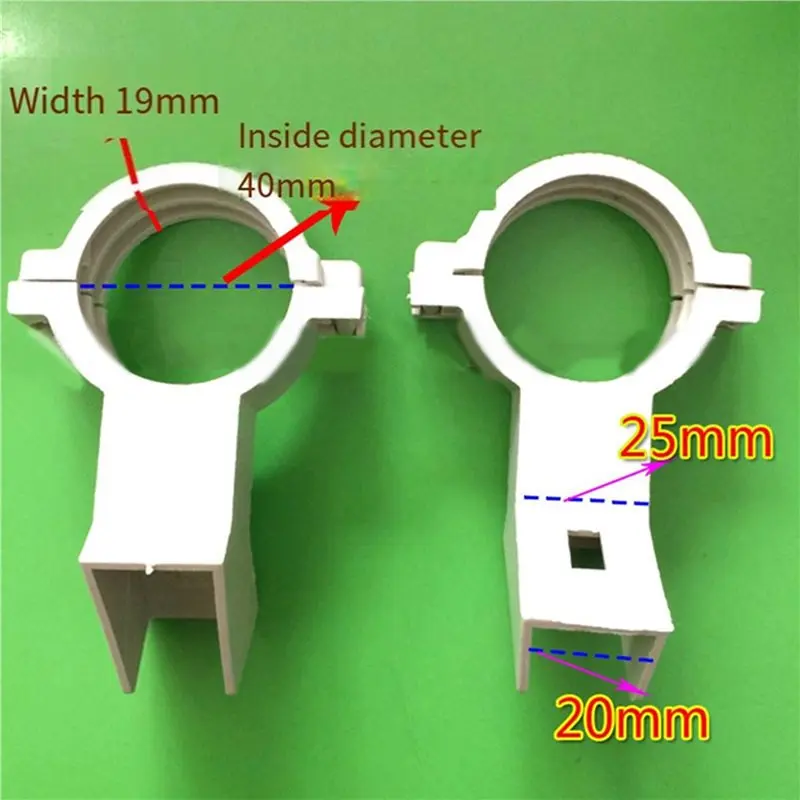 B04C-20Pcs KU High-Frequency Head Clamp LNB Bracket For Satellite Dishes 20Mm Plastic Bracket For Multiple Dish Sizes