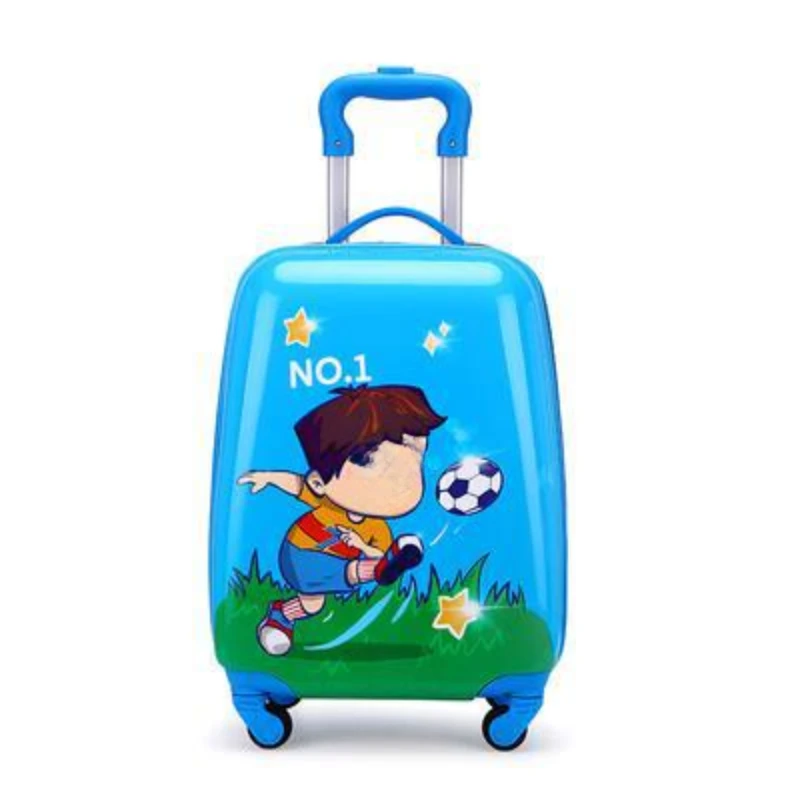 New 2023 Kid's Luggage Case Cute Cartoon Suitcase Universal Wheel Suitcase