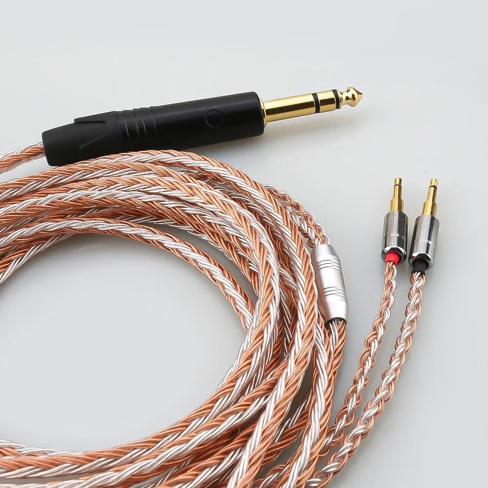 16 Core 4pin XLR/2.5/3.5 มม./4.4 มม.Balance หูฟังสําหรับ 2x2.5 มม.HIFIMAN HE1000 HE400S HE560 Oppo PM-1 PM-2 หูฟังสายอัพเกรด