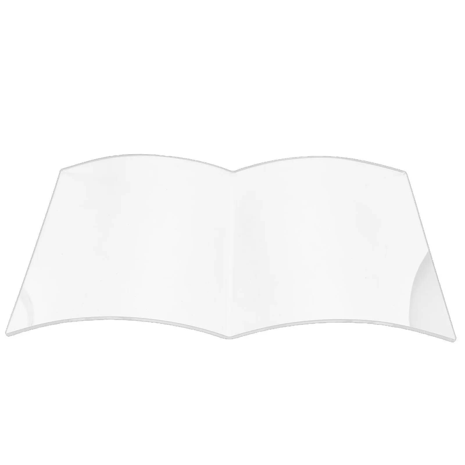 حامل كتب مكتبي شفاف، حامل عرض شفاف للكتب والمجلات في غرفة المعيشة في المطبخ أو حامل كتب مكتبي لمنطقة الدراسة #4