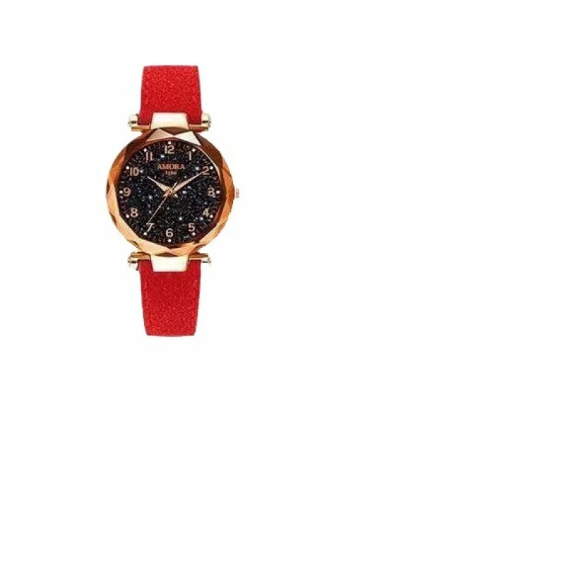 Reloj Digital con esfera estrellada para mujer, conjunto de reloj de cuarzo para estudiante, moda, envío directo