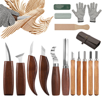 Professional 16PCS Wood Carving Tool Set with 11PCS Wood Chisel Knife Detail Wood Carving Knife,Sharpening Stones for Beginners