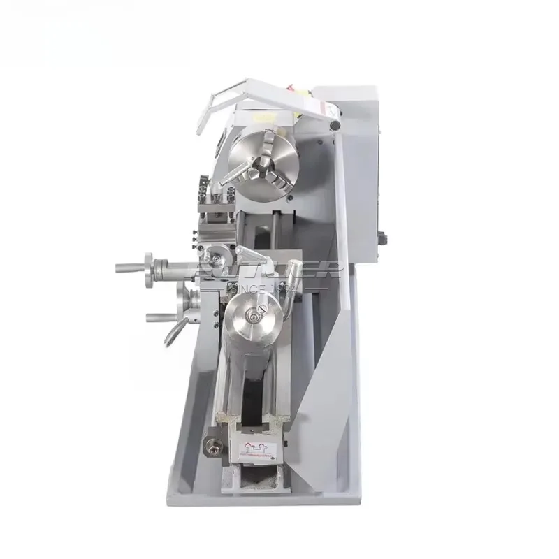 Mini 210v Manual Lathe Multi Functional Horizontal Metal and Wood Turning Machine