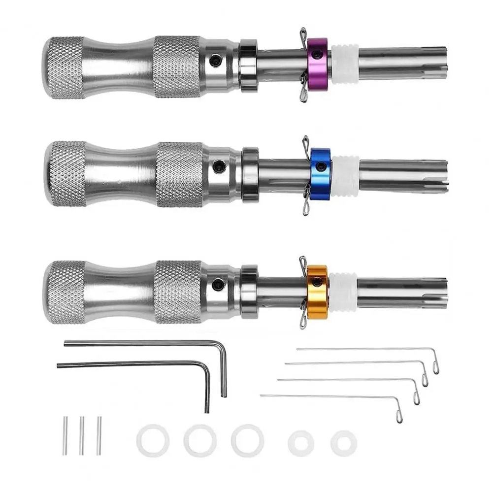 Estrattore per O-ring con guarnizione tubolare da 3 pezzi, antiruggine, resistente alla corrosione, in acciaio inossidabile, accessori per ganci manuali