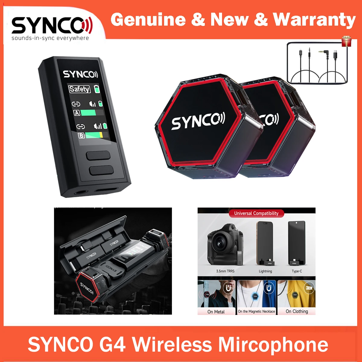 SYNCO G2 A2 Mega G2A2 Max G2A2 Pro G2G2 Microphone Lavalier sans fil NipA2 Mega, G2A2 Max, G2A2 Pro, G2Nip2.4 G, Appareil photo pour smartphone, VzonStreaming vs Rode GO II