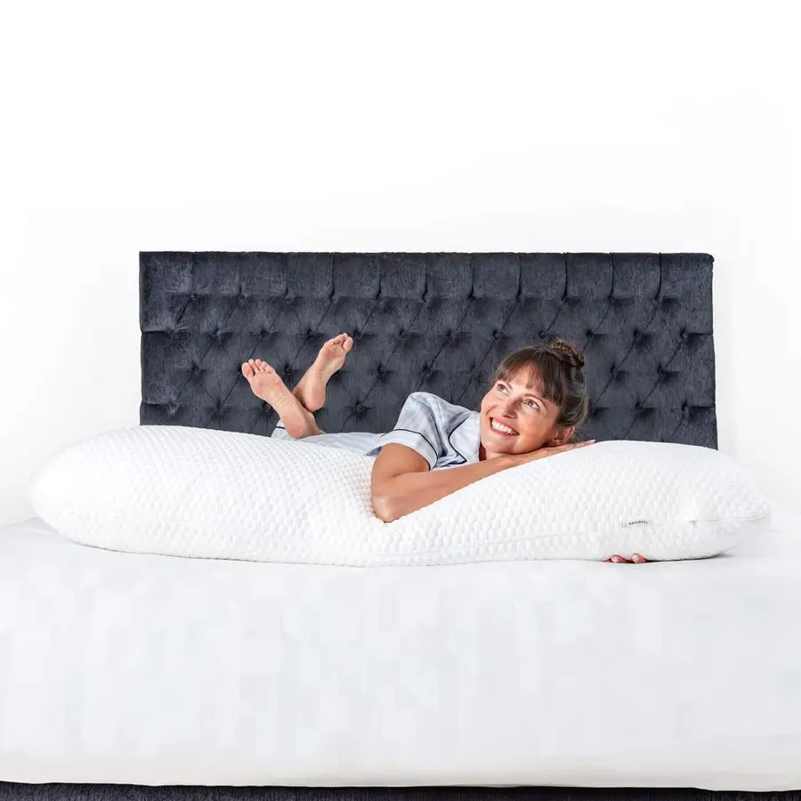 

Body Pillow for Adults, Side Sleeper Pillow for Bed, Full Body Support in Long amp Large Size, Tencel Lyocell Cover, Firm Memory